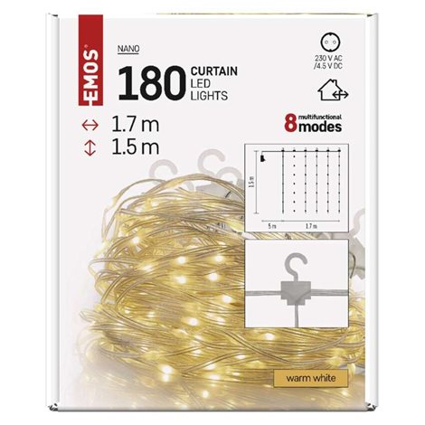 D3EW02 180LED NANO CURTAIN MF 1.7X1,5M WW 2