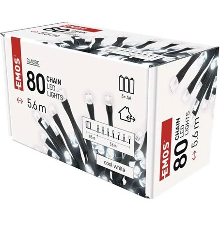 D4FC02 80LED XMAS 3AA IP44 5,6 M CW 2