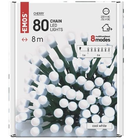 D5AC06 80LED CHERRY MF 8M IP44 CW 8