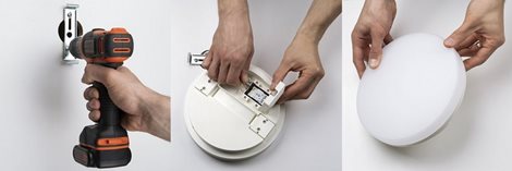 ZM4321 LED svítidlo přisazené TORI kruh 22cm 15W 1250lm 4000K IP54 11