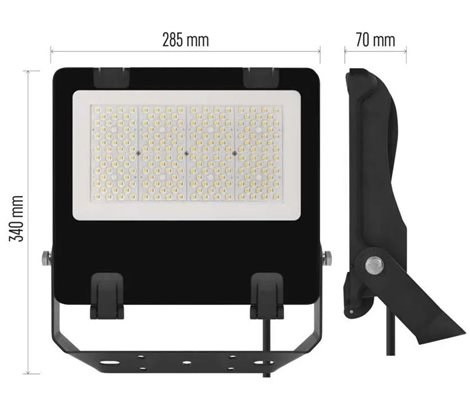 ZS2443 LED reflektor AVENO 100W, černý, neutrální bílá 6
