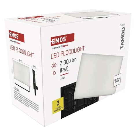 ZS2532 LED reflektor TAMBO, 30 W, 3000l m, IP65, černý 11