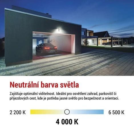 LED Reflektor TAMBO PIR ZS2922 13,5x6,4x16,5cm 20W 2000lm 4000K IP54 11