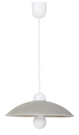 1408 Závěsné svítidlo Cupola range 1xE27 60W 230V šedá