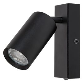 2084 Nástěnné bodové svítidlo SOLO 1xGU10/25W/230V černá