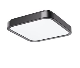71255 Přisazené svítidlo Samira LED 18W, 1400lm, 4000K, IP44,  250x250mm černá