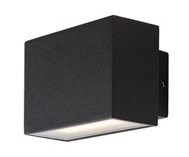 77073 LED Venkovní nástěnné svítidlo LED/7W/230V IP54 černá