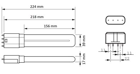 CorePro LED PLL EM/Mains 8W 830 4P Tlumivka 8,0W, 960lm 2