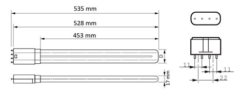 CorePro LED PLL Mains 24W 830 4P Zářivka 24W 3200lm 5