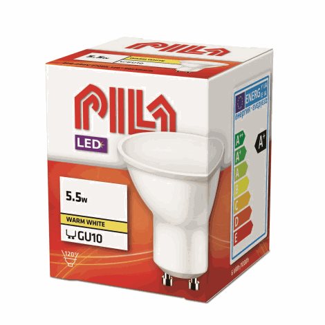 PILA LED 500lm GU10 WW 120D ND LED žárovka 5W 500lm 2
