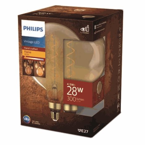 Vintage LED žárovka E27 G200 25W 300lm 1800K nestmívatelná, gold 2