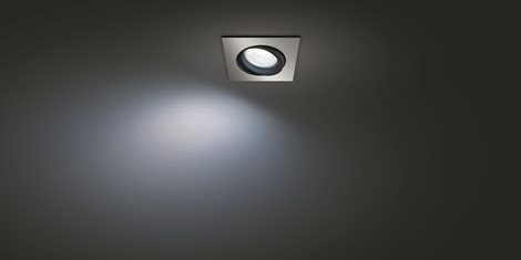 Hue WACA Centura podhledové LED svítidlo GU10 5,7W 350lm 2000-6500K RGB IP20 hranaté, hliník 9