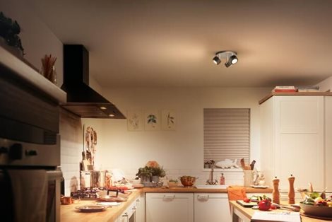 Ferano SVÍTIDLO BODOVÉ LED 3x4,3W 1290lm 2700K IP20, černá 3