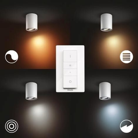 Hue WA Pillar bodové LED svítidlo GU10 1x5W 350lm 2200-6500K IP20 bílá 5