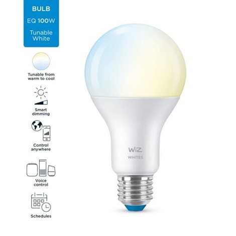 WiZ LED žárovka E27 A67 13W 1521lm 2700-6500K IP20, stmívatelná 5