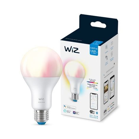 WiZ LED žárovka E27 A67 13W 1521lm 2200-6500K RGB IP20, stmívatelná 3