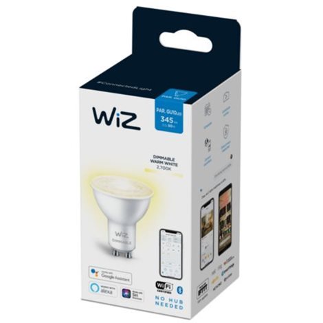 WiZ LED žárovka GU10 PAR16 4,7W 345lm 2700K IP20, stmívatelná 9