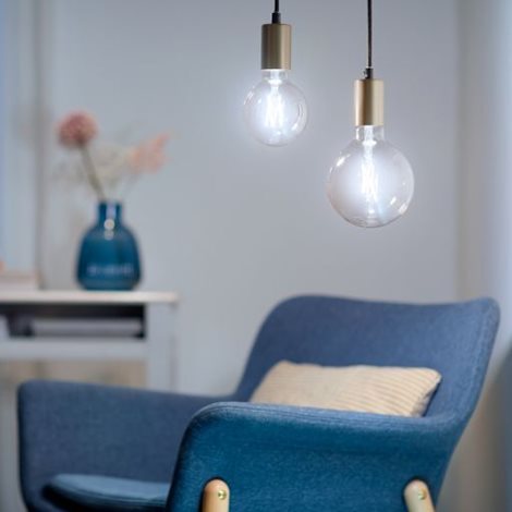 WiZ LED filament žárovka E27 G125 7W 806lm 2700-6500K IP20, stmívatelná 8