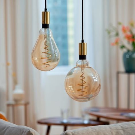 WiZ LED filament žárovka E27 G200 6,7W 470lm 2700-6500K IP20, stmívatelná 9