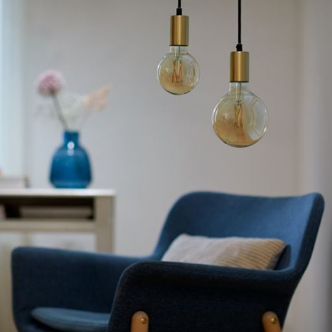 WiZ LED filament amber žárovka E27 G95 7W 640lm 2000-5000K IP20, stmívatelná 9