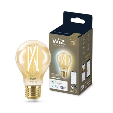 WiZ LED žárovka filament amber E27 A60 7W 640lm 2000-5000K IP20, stmívatelná 3
