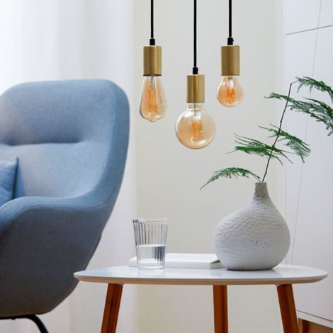 WiZ LED žárovka filament amber E27 A60 7W 640lm 2000-5000K IP20, stmívatelná 9