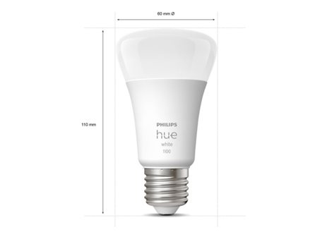 Hue sada Bridge + 2x HUE White žárovka LED E27 A60 10W 1100lm 2700K IP20 4