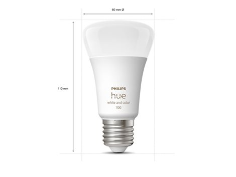 Hue Bluetooth 3x žárovka LED E27 A60 9W 1100lm 2000-6500K RGB + Bridge můstek + ovladač 3