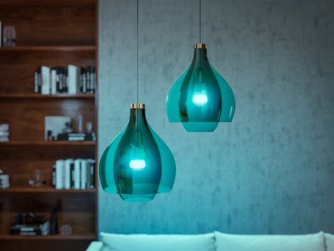 Hue Bluetooth 3x žárovka LED E27 A60 9W 1100lm 2000-6500K RGB + Bridge můstek + ovladač 6