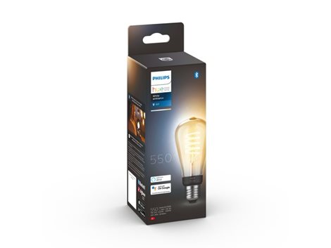 Hue WA Filamentová LED žárovka E27 ST64 7W 550lm 2200-4500K IP20 5