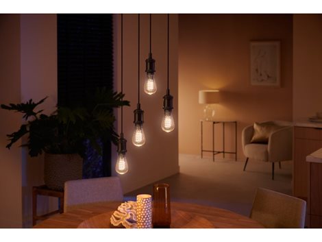 Hue WA Filamentová LED žárovka E27 ST64 7W 550lm 2200-4500K IP20 6