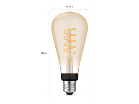 Hue WA Filament Led žárovka E27 ST72 7W 550lm 2200-4500K IP20 4
