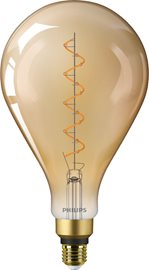 Vintage LED žárovka E27 A160 4,5W 300lm 1800K nestmívatelná, gold