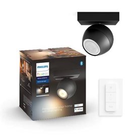 Hue WA Buckram bodové LED svítidlo GU10 5W 350lm 2200-6500K IP20, černé + ovladač