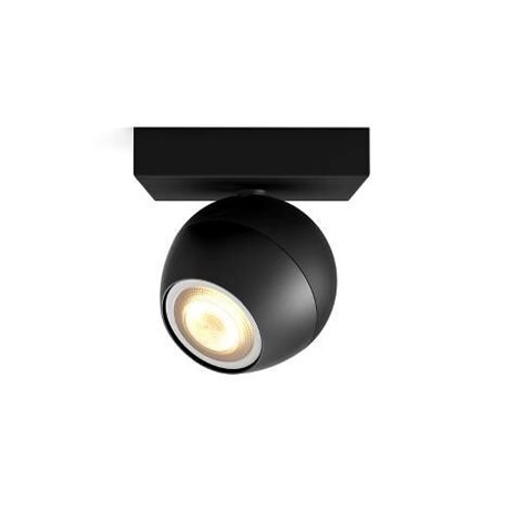 Hue WA Buckram bodové LED svítidlo GU10 5W 350lm 2200-6500K IP20, černé + ovladač 3