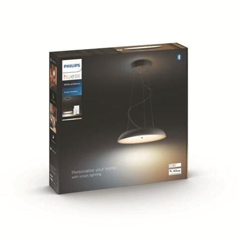 Hue WA Amaze závěsné LED svítidlo 25W 2900lm 2200-6500K IP20 43,4cm černá + ovladač 2