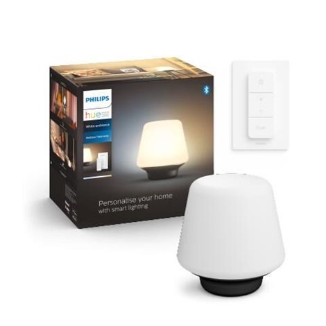 Hue WA Wellness stolní LED lampa 1xE27 6W 806lm 2200-6500K IP20, černá 1