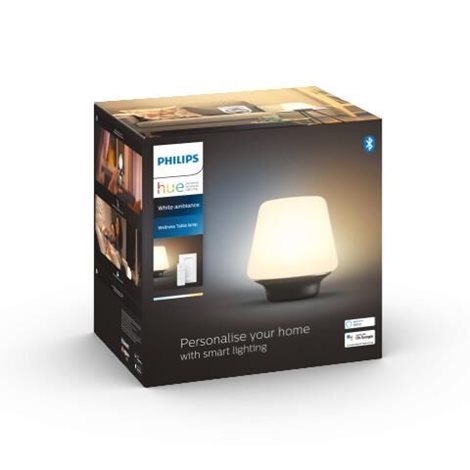 Hue WA Wellness stolní LED lampa 1xE27 6W 806lm 2200-6500K IP20, černá 2