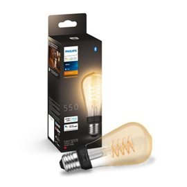 HUE White LED Filament žárovka E27 ST64 7W 550lm 2100K IP20, stmívatelná