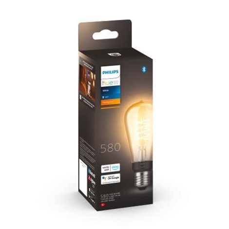 HUE White LED Filament žárovka E27 ST64 7W 550lm 2100K IP20, stmívatelná 4