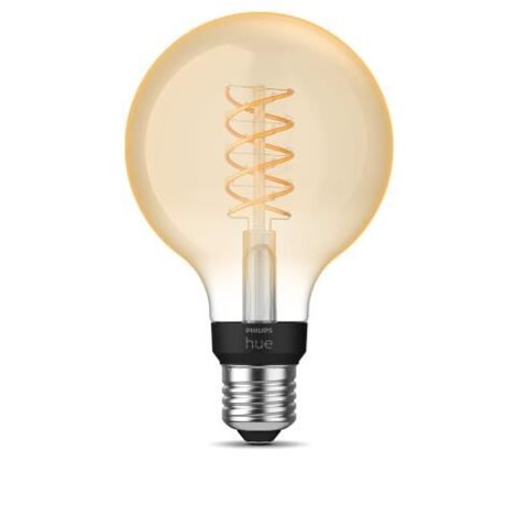 HUE White LED Filament žárovka E27 G93 7W 550lm 2100K IP20, stmívatelná 10