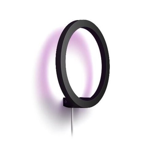 Hue WACA Sana nástěnné LED svítidlo 1x20W 1400lm 2000-6500K RGB IP20 25,5cm černá 3