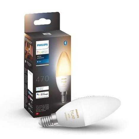 Hue WA LED žárovka E14 B39 4W 470lm 2200-6500K IP20 1