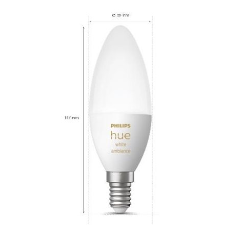 Hue WA LED žárovka E14 B39 4W 470lm 2200-6500K IP20 2
