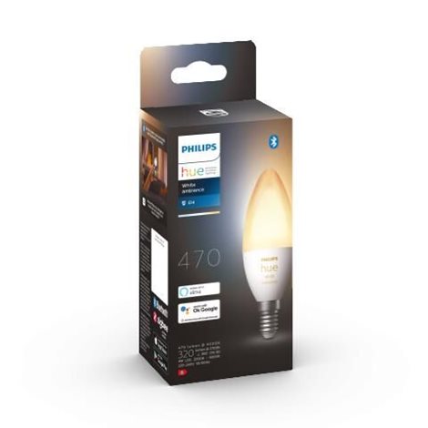 Hue WA LED žárovka E14 B39 4W 470lm 2200-6500K IP20 4