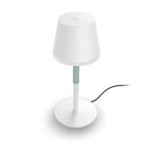 Hue WACA Go venkovní stolní dotyková LED lampička 6,2W 530lm 2000-6500K RGB IP54, bílá 13