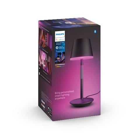 Hue WACA Go venkovní stolní dotyková LED lampička 6,2W 530lm 2000-6500K RGB IP54, černá 5