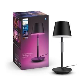 Hue WACA Go venkovní stolní dotyková LED lampička 6,2W 530lm 2000-6500K RGB IP54, černá