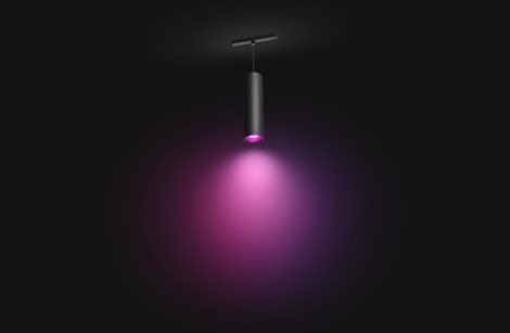 Hue Perifo závěsné svítidlo do lištového systému LED WACA 5,1W 510lm 2000-6500K RGB, černá 3