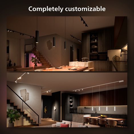 Hue Perifo závěsné svítidlo do lištového systému LED WACA 5,1W 510lm 2000-6500K RGB, bílá 4